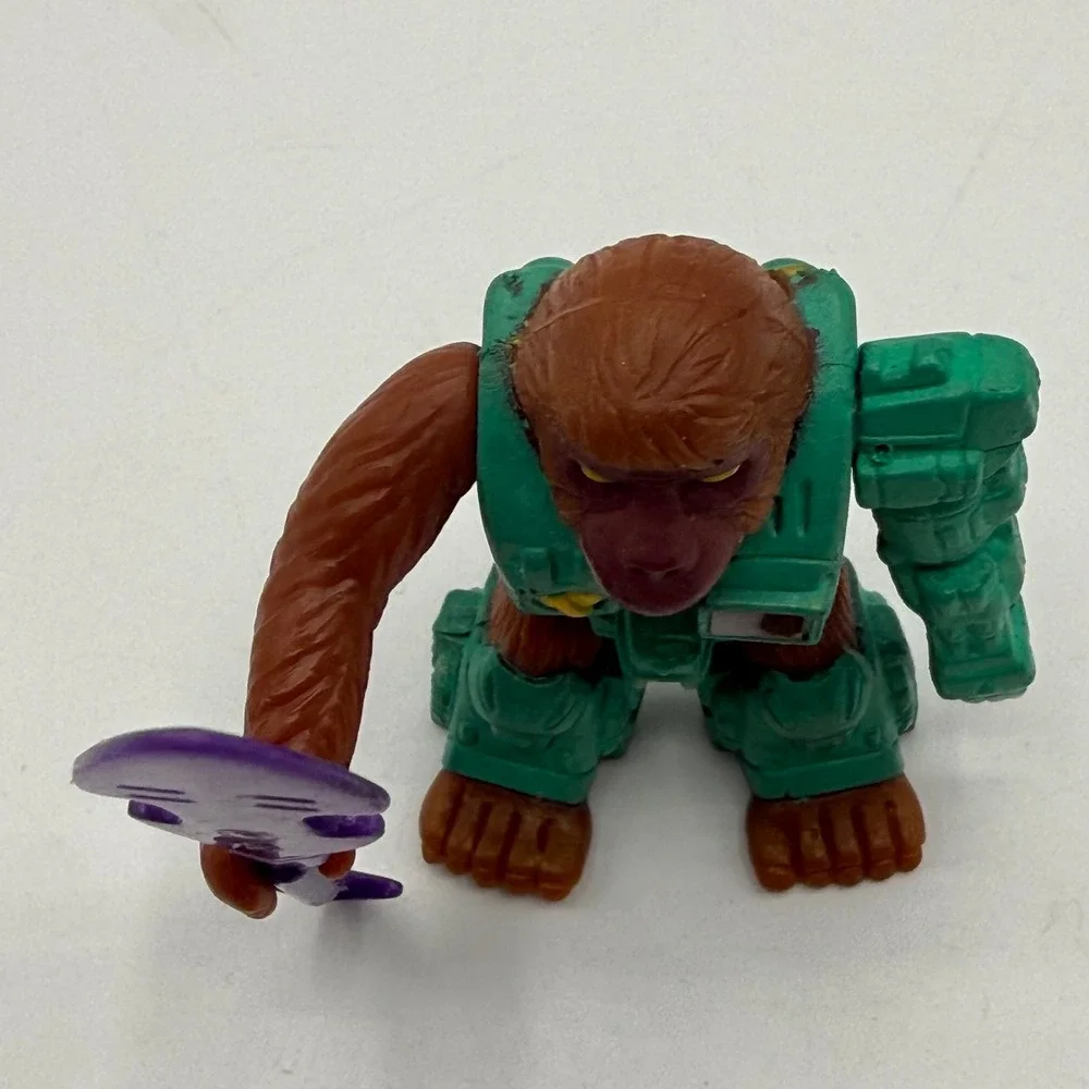 Battle Beasts Vintage 1987‎ Ossified Orangutan #76 w/ Weapon Complete Rub Hasbro